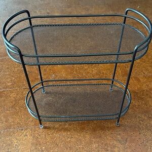 Black Metal Bathroom Shelf